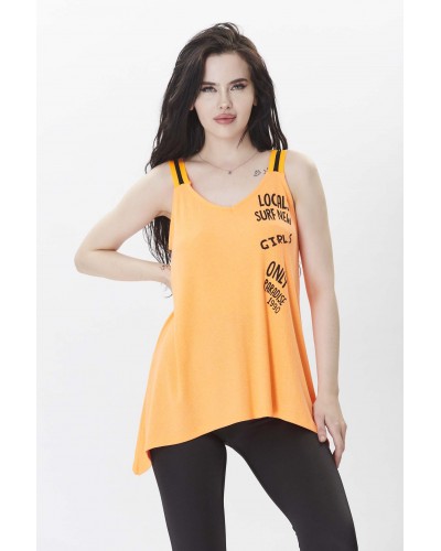 Askılı Turuncu Tshirt 