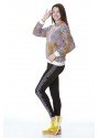 KAPÜŞONLU DESENLİ SWEAT