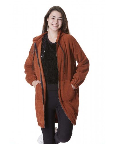 FERMUARLI CEPLİ SWEAT