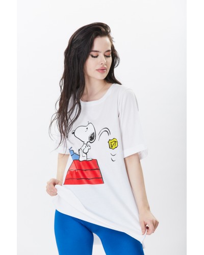 Snoopy Baskılı Tshirt 